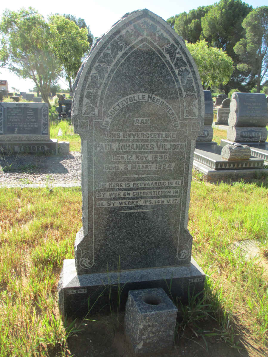 VILJOEN Paul Johannes 1896-1924