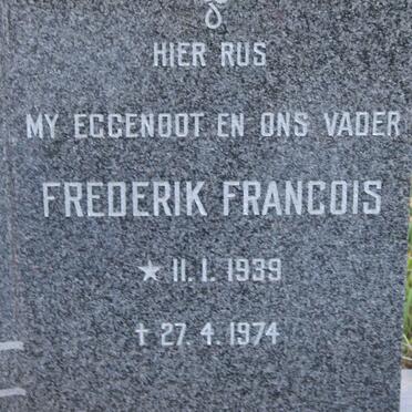 VENTER Frederik Francois, van de 1939-1974
