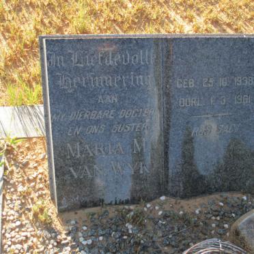 WYK Maria M., van 1938-1961