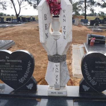 ZYL Benjamin Fredeman, van 1949-2013 &amp; Elizabeth Johanna VENTER 1954- :: ZYL Benjamin Fredeman, van 1979-2003