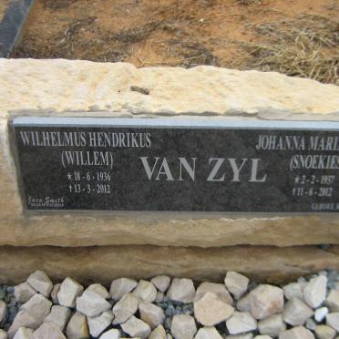 ZYL Wilhelmus Hendrikus, van 1936-2012 &amp; Johanna Maria Jacoba KLEYNHANS 1937-2012