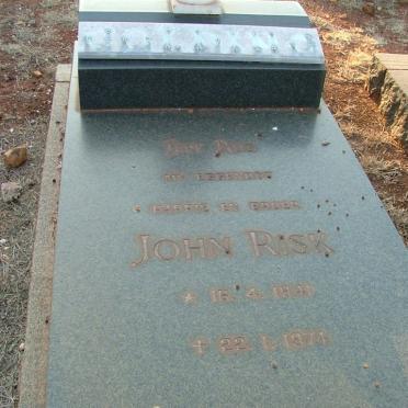 ? John Risk 1941-1974