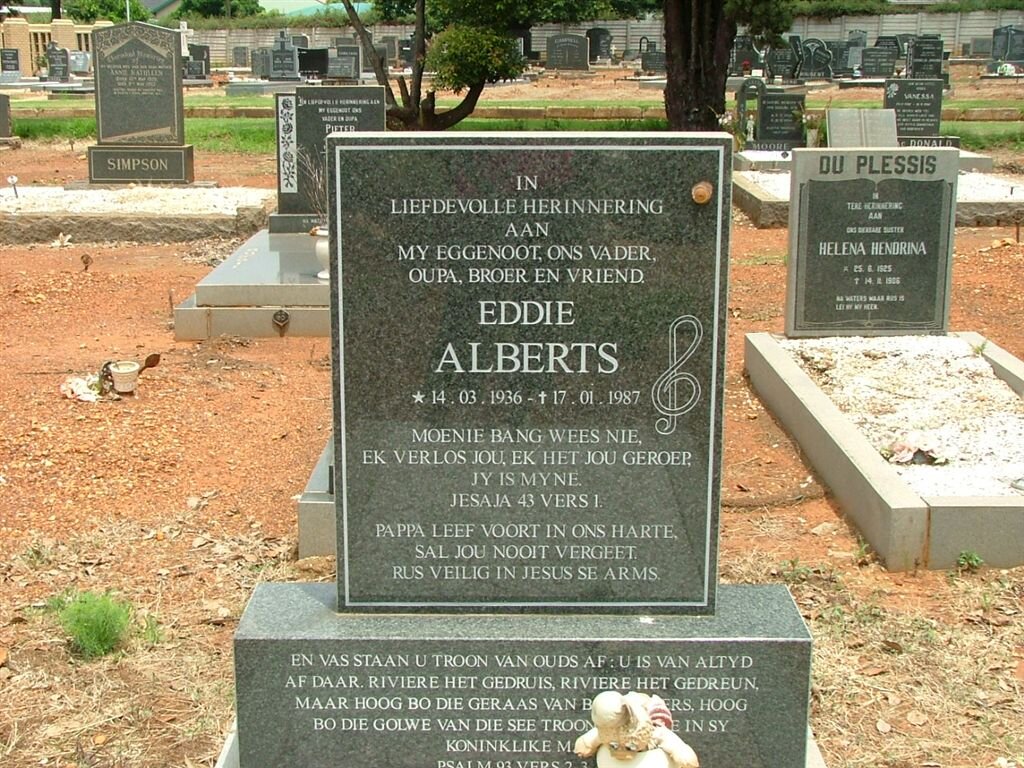 ALBERTS Eddie 1936-1987