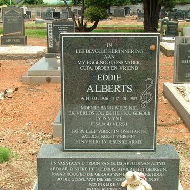 ALBERTS Eddie 1936-1987