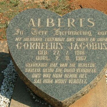 ALBERTS Cornelius Jacobus 1918-1967