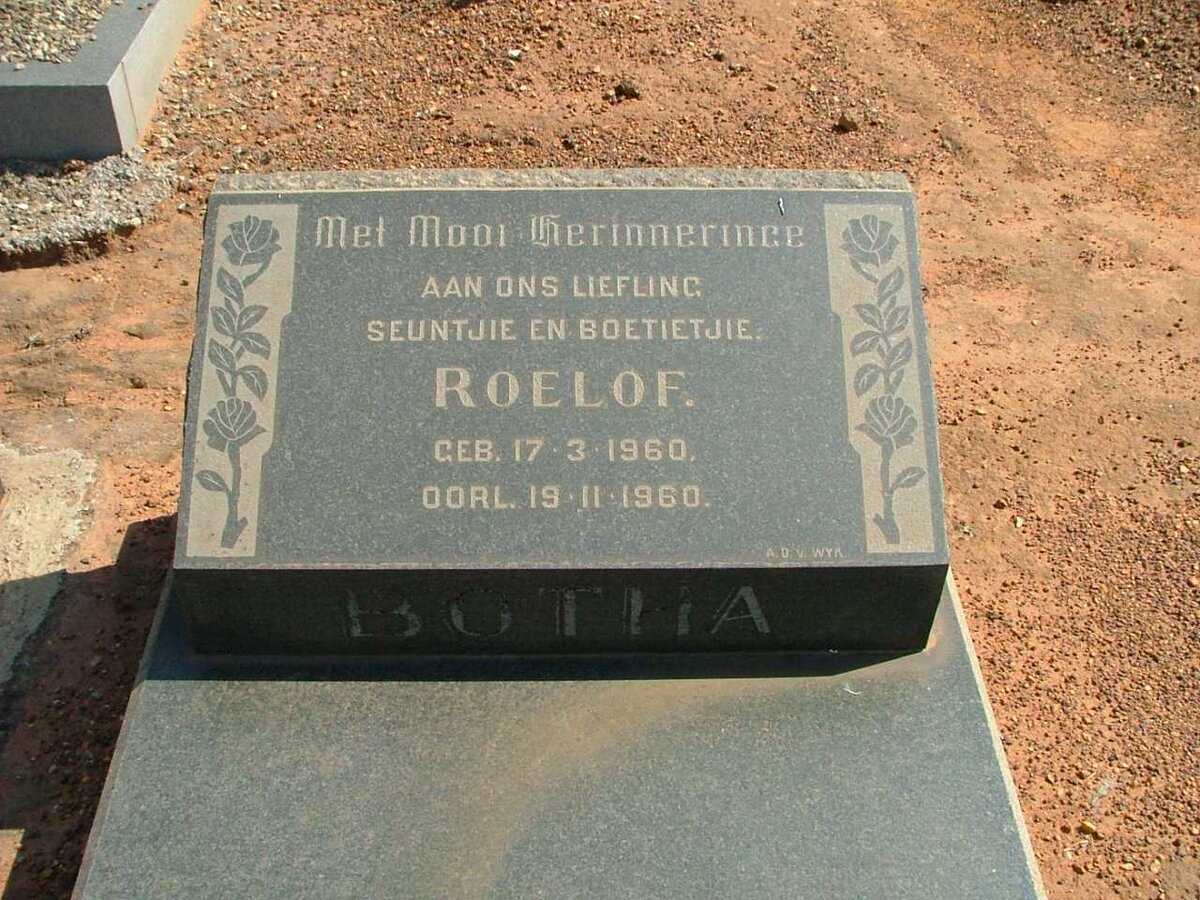 BOTHA Roelof 1960-1960