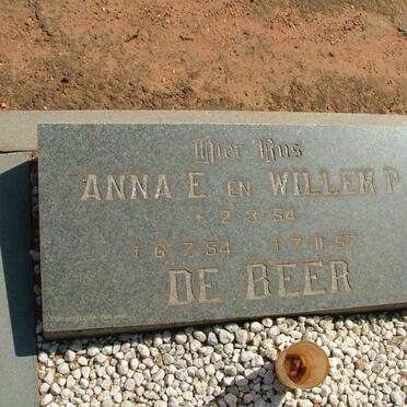 BEER Willem P., de 1954-1957 :: DE BEER Annie E. 1954-1954