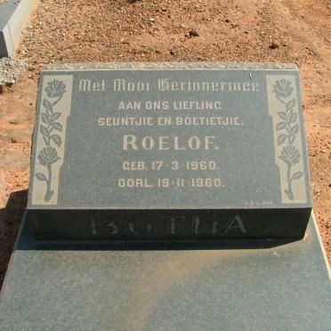 BOTHA Roelof 1960-1960