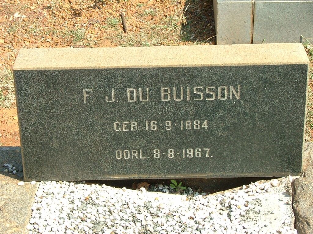 BUISSON F.J., du 1884-1967