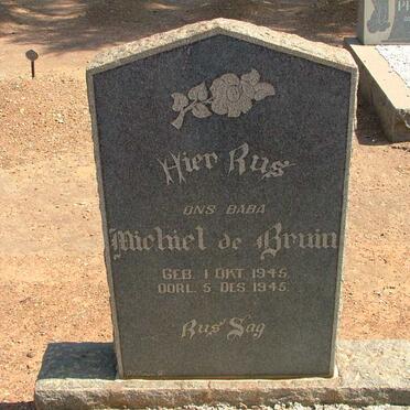 BRUIN Michiel, de 1945-1945