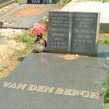 BERG Christoffel Johannes, van den 1917-1986 &amp; Phillippina Jacoba 1921-