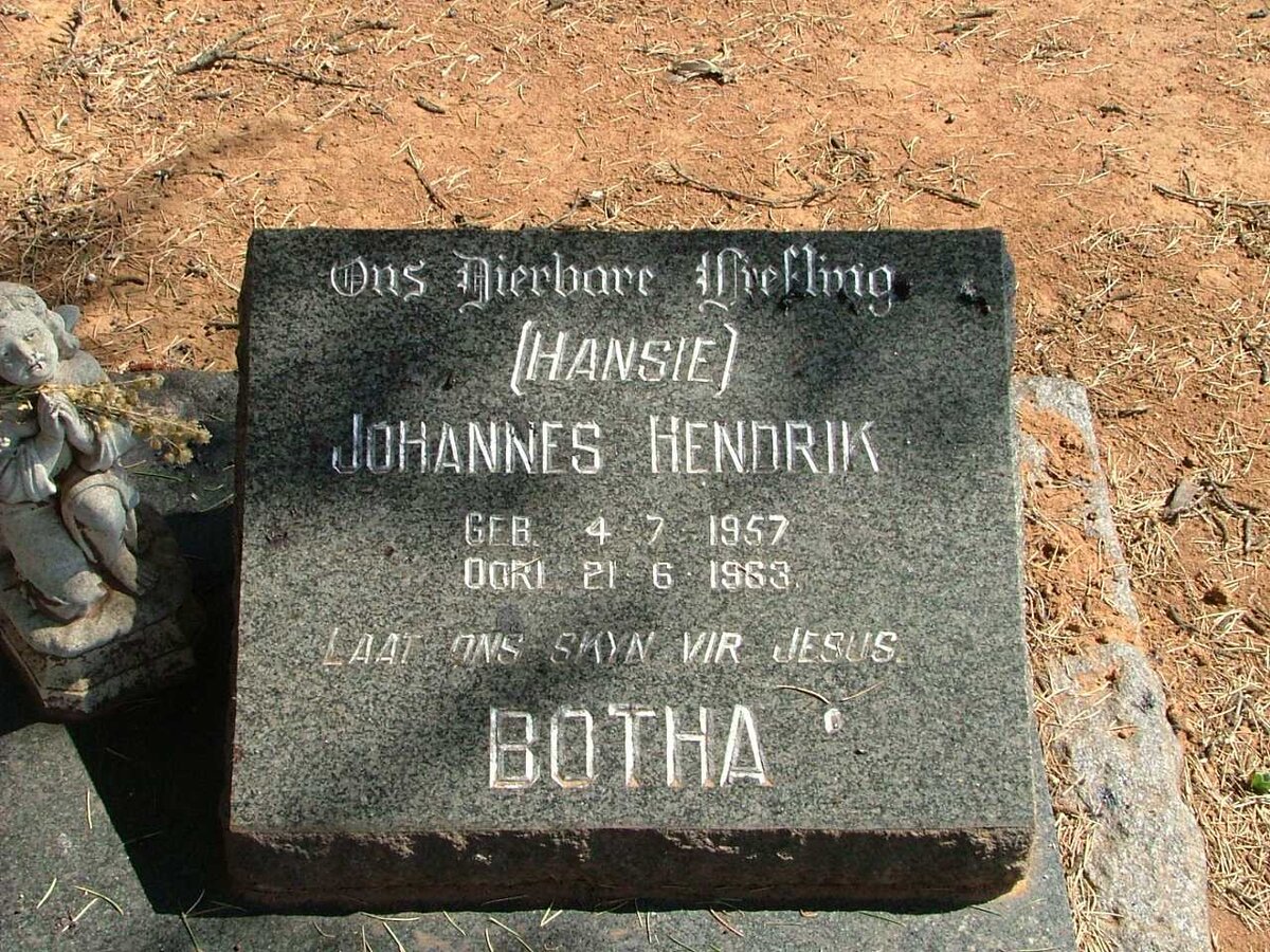 BOTHA Johannes Hendrik 1957-1963