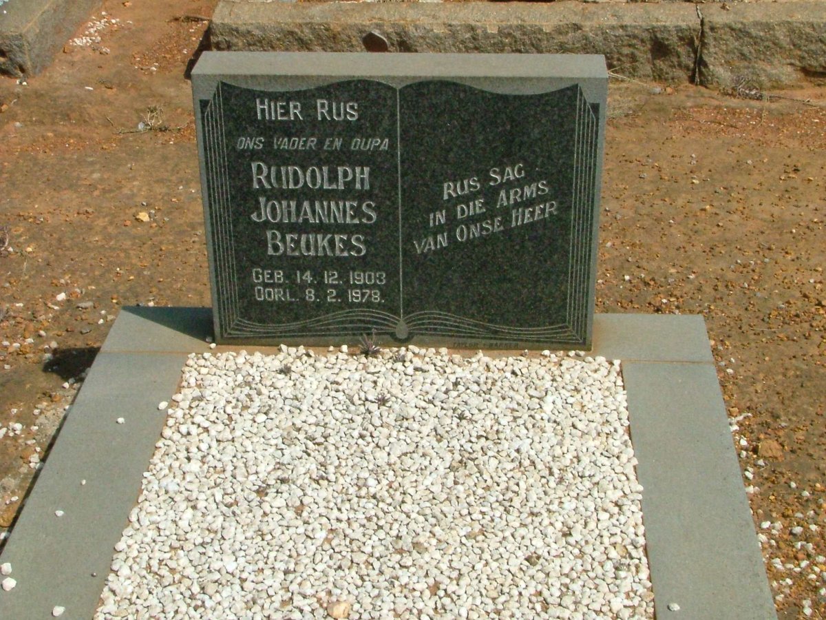 BEUKES Rudolph Johannes 1903-1978