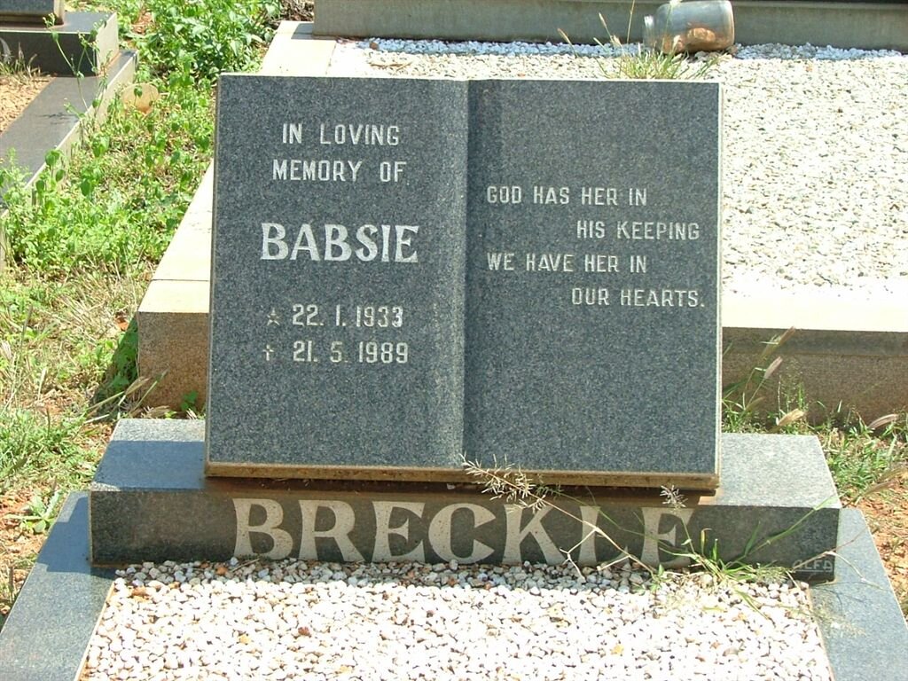 BRECKLE Babsie 1933-1989