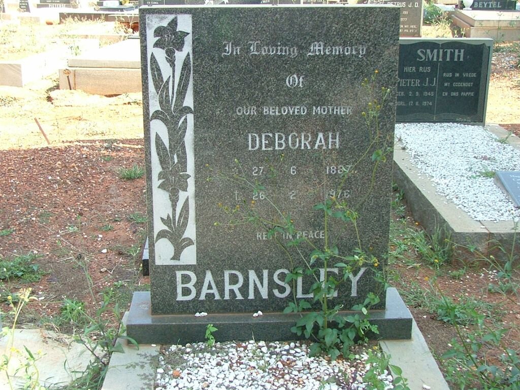 BARNSLET Deborah 1937-1976