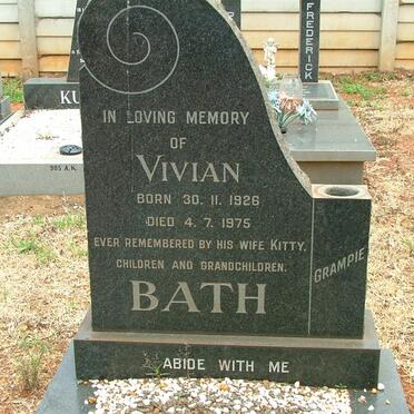 BATH Vivian 1926-1975