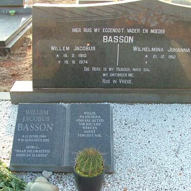 BASSON Willem Jacobus 1910-1974 &amp; Wilhelmina Johanna 1912- :: BASSON Willem Jacobus 1949-2007