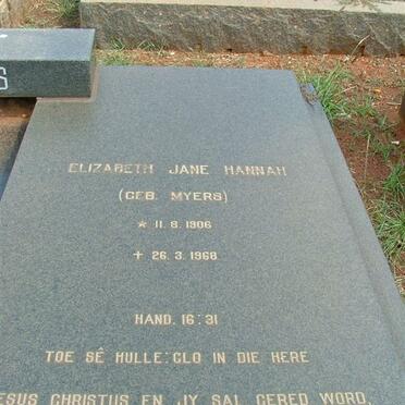 BRITS Adriaan Jacobus 1908-1980 &amp; Elizabeth Jane Hannah MYERS 1906-1968