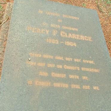 CLARENCE Percy F. 1903-1964