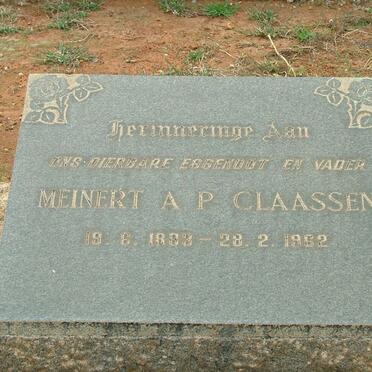CLAASSEN Meinert A.P. 1883-1962