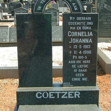 COETZER Cornelia Johanna 1913-1996