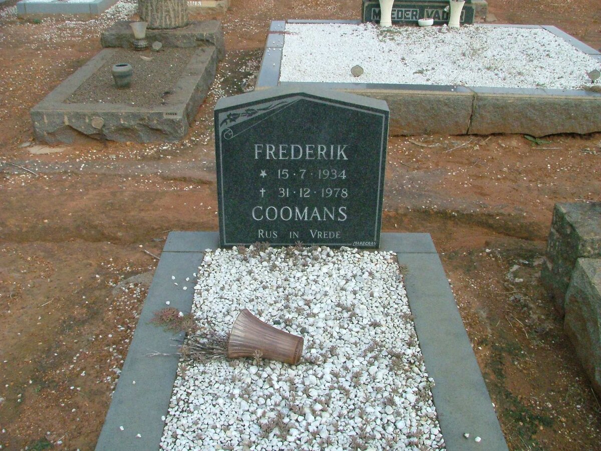 COOMANS Frederik 1934-1978
