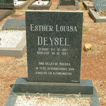 DEYSEL Esther Louisa 1914-1997