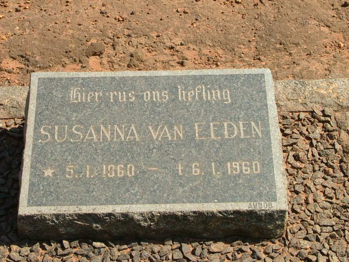 EEDEN Susana, van 1960-1960