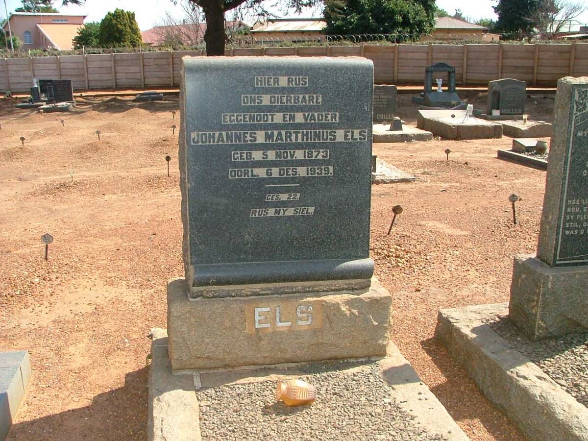 ELS Johannes Marthinus 1873-1939