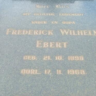 EBERT Frederick Wilhelm 1898-1968