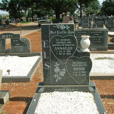 ELS Danie 1936-2003 &amp; Annatjie 1936-1998