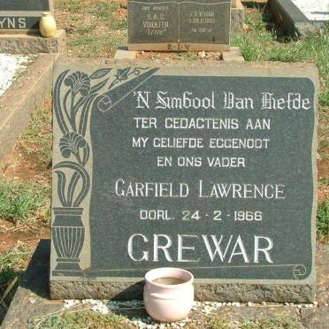 GREWAR Garfield Lawrence -1966