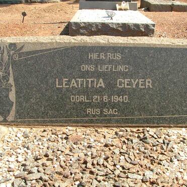 GEYER Leatitia 1940-1940