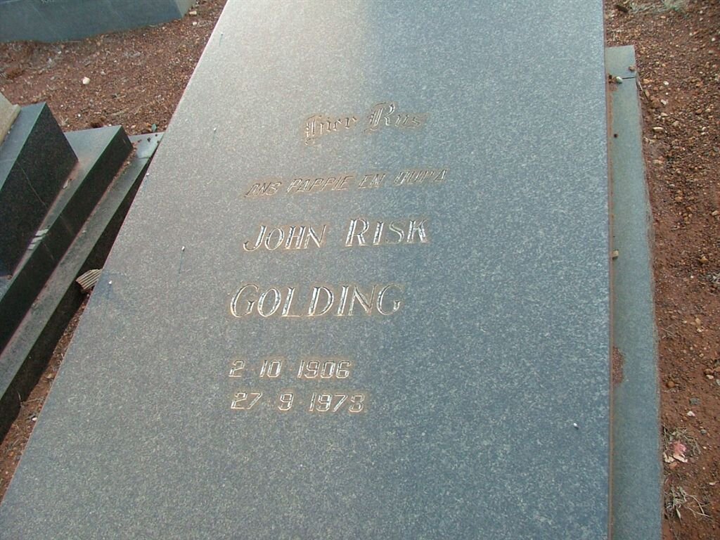 GOLDING John Risk 1906-1973