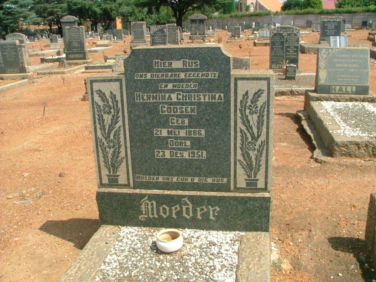 GOOSEN Hermina Christina 1886-1951