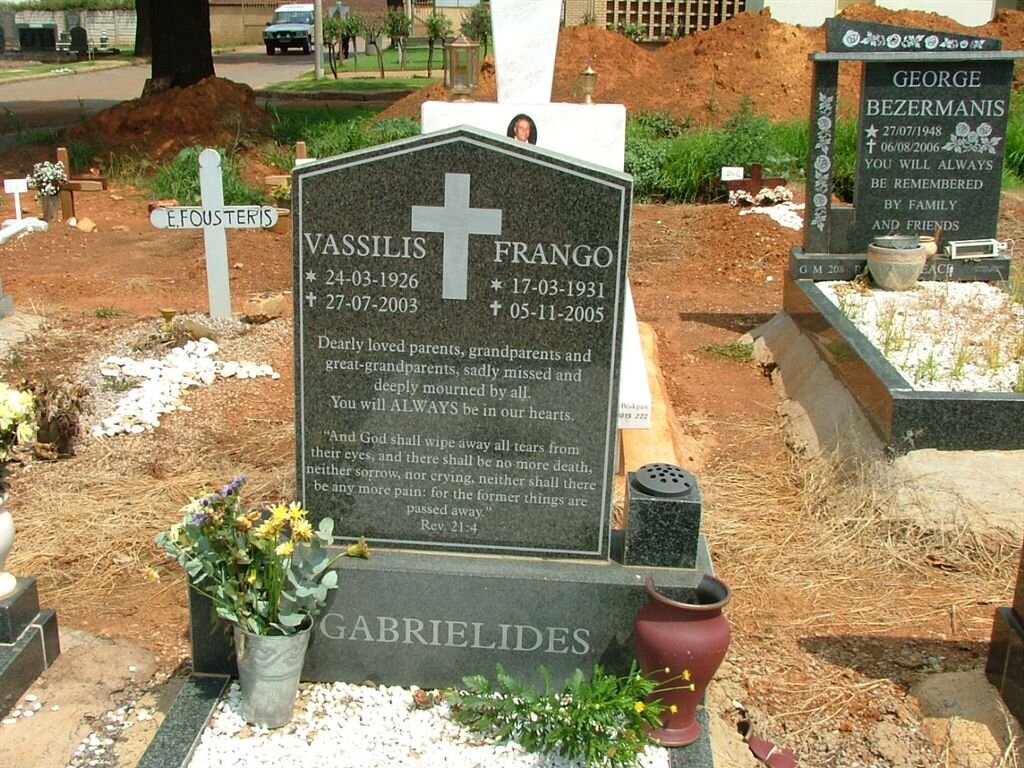 GABRIELIDES Vassilis 1926-2003 &amp; Frango 1931-2005