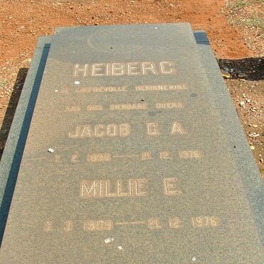 HEIBERG Jacob G.A. 1906-1976 &amp; Millie E. 1909-1976