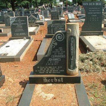 HERBST Gerhardus Johannes 1952-1977