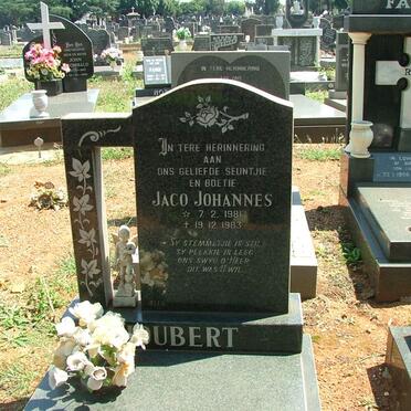 JOUBERT Jaco Johannes 1981-1983