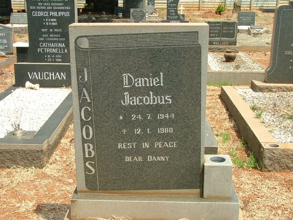 JACOBS Daniel Jacobus 1944-1980