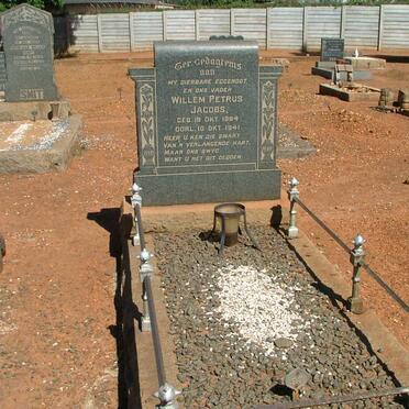 JACOBS Willem Petrus 1884-1941