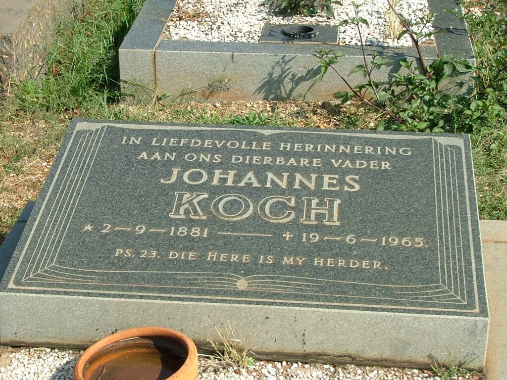 KOCH Johannes 1881-1965