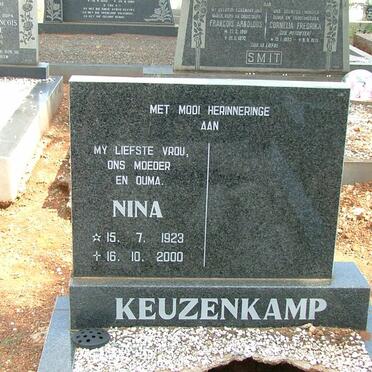 KEUZENKAMP Nina 1923-2000