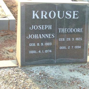 KROUSE Joseph Johannes 1903-1974 :: KROUSE Theodore 1925-1994