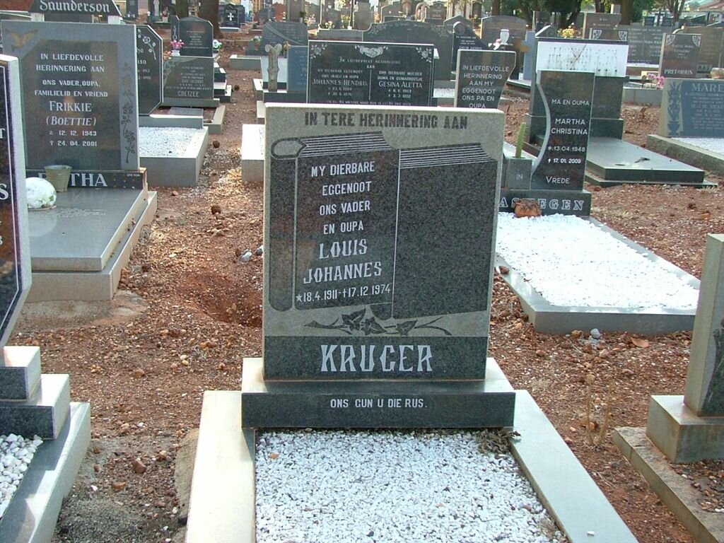 KRUGER Louis Johannes 1911-1974