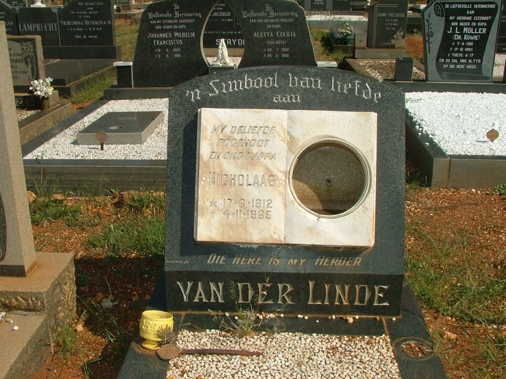 LINDE Nicholaas, van der 1912-1965