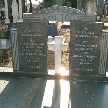 LOO Pieter Frans Emile, van 1912-1983 &amp; Julia Cesarina 1910-1993