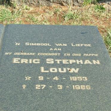 LOUW Eric Stephan 1953-1986