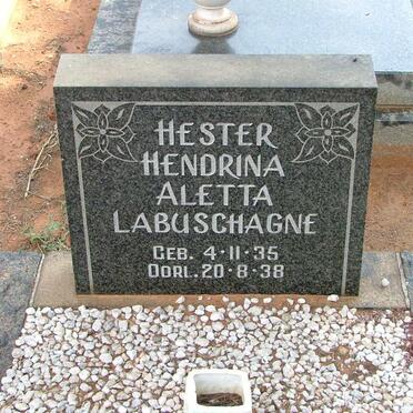 LABUSCHAGNE Hester Hendrina Aletta 1935-1938