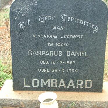 LOMBARD Casparus Daniel 1892-1964